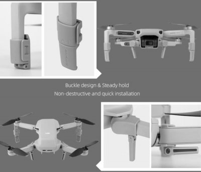 MAVIC MINI 1/2 - Demontovatelné skládací zvýšené přistávací nohy