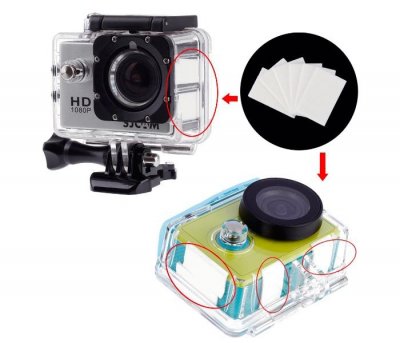 Anti-Fog vložky proti zamlžení pro DJI Osmo series a GoPro
