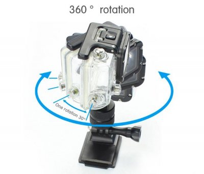 Otočný 360° hliníkový adapter for DJI Osmo series a GoPro (Type 2)