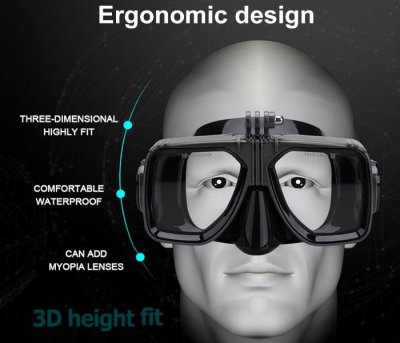 Brýle na potápění (Goggles) s montážním držákem