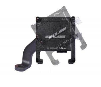 Aluminum Alloy Smartphone Bracket vč. nabíječ (Black)