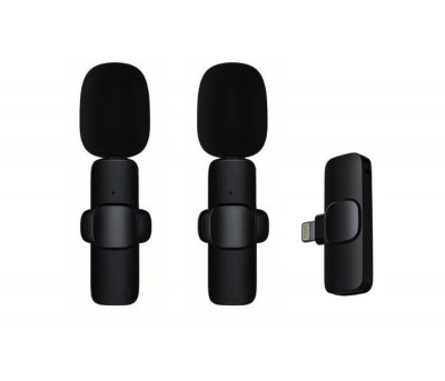2v1 Lightning Lavalier Wireless Microphone (vč. Aku)