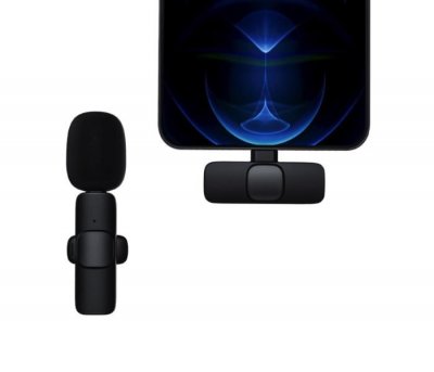 2v1 Lightning Lavalier Wireless Microphone (vč. Aku)