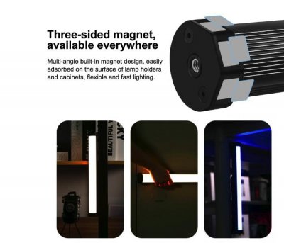 Magnetic Handheld RGB LED Light (With Battery)