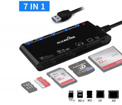 Čtečka karet 7v1 USB3.0