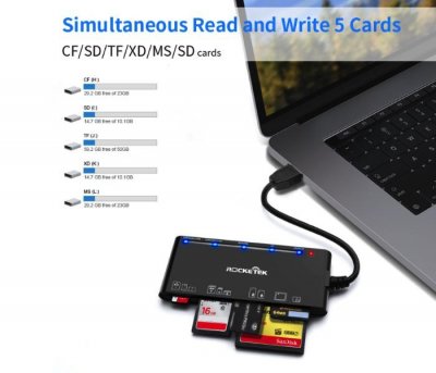 Čtečka karet 7v1 USB3.0