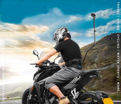 Insta360 ONE R - Bederní pás s nastavitelná prodlužovací tyč