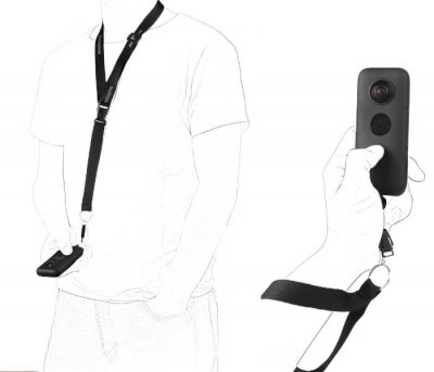 Insta360 ONE X/X2 - Popruh na krk a zápěstí