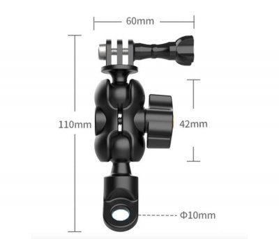Insta360 GO 2 - Quick-Release Frame & Motorcycle Rear- View Mirror Holder
