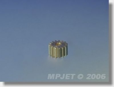 8026 Pastorek 11 zubů, otvor 2,3mm pro převod 4,1:1, modul 0,5