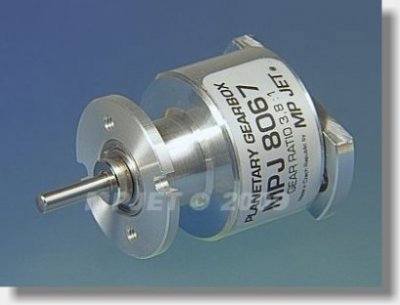 8067 Planetová převodovka 3,8:1, hřídel pr.3,2mm pro Speed 500, 600