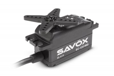SC-1251MG Black Edition Digitální servo LOW PROFILE (9kg-0,09s/60°)