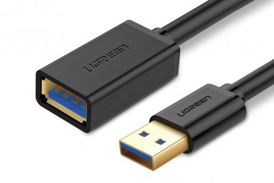 UGREEN USB 3.0 prodlužovací kabel 2m, černý