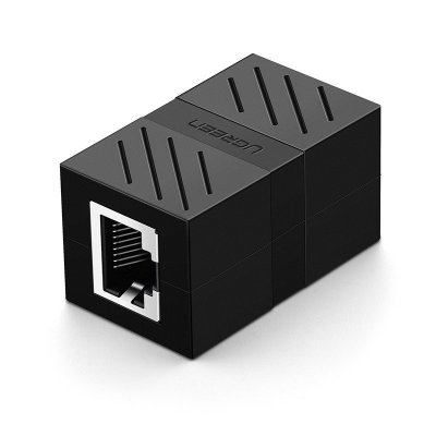 UGREEN NW114 Ethernet RJ45 Coupling, extension cable, 8P/8C, Cat.7, UTP (Black)