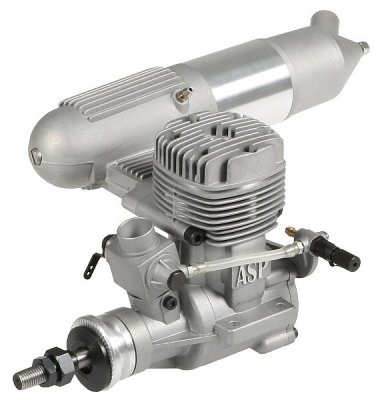 ASP S91A 15ccm RC s tlumičem
