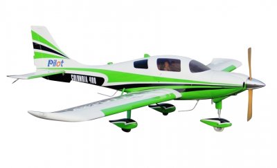 128" Columbia 400 scale 30% (3 250 mm) 50ccm (zeleno/bílá)