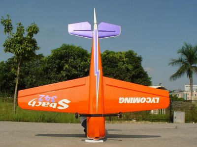 Sbach 342 scale 36% (2 700 mm) 100cc (oranžovo/fialová)