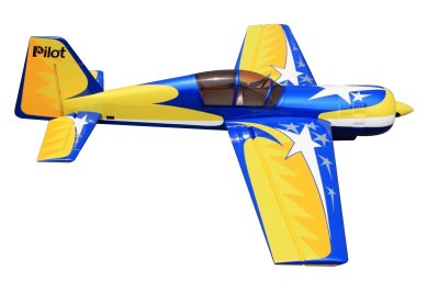 87" Yak 54 scale 30% (2 200 mm) 50ccm (žluto/modrá)