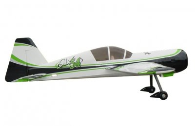 107" Yak 54 scale 35% (2 700 mm) 100ccm (zeleno/stříbrno/černá)