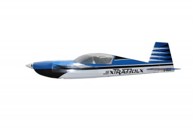 92" Extra 330LX 2300mm 60cc Modrá s Pruhy