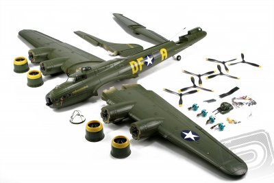 RC model B-17F Memphis Belle 1875mm ARF - zelená