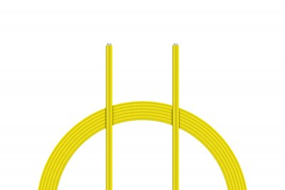 Kabel silikon 2.5mm2 1m (žlutý)