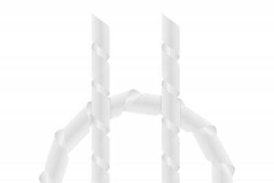 Spirálová bužírka 5x3,7 mm transparentní 1m