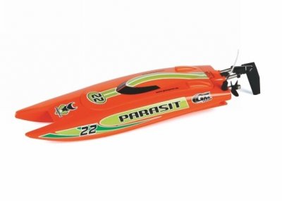 Parasit závodní loď 270mm, RC set 2,4 GHz