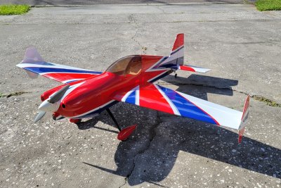48" MXS EXP V2 - Červená/Bílá/Modrá 1,21m