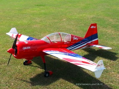 91" Yak 54 EXP - červená/modrá 2,31m