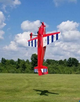 104" Laser - Červená/Bílá 2,64m