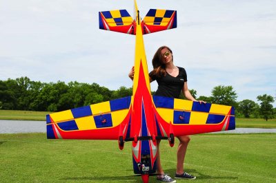 85" Extra 300 EXP - Žlutá/Červená/Modrá 2,15m
