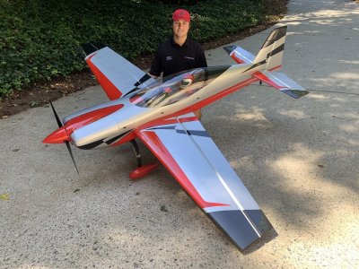 104" Extra NG - Červená/Stříbrná 2,64m