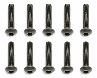 M3x14mm šroub s imbusouvou půlkulatou hlavou, 10ks.