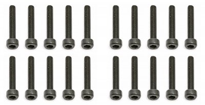 M3x18mm šroub s imbusouvou půlkulatou hlavou, 10ks.