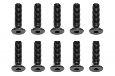 M2,5x10mm šroub s imbusouvou zápustnou hlavou, 10ks.