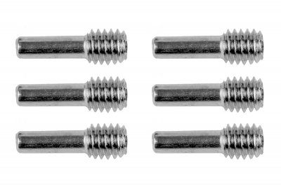 Ocelové šroubovatelné čepy, M4x12mm, 6 ks.