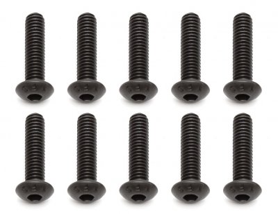 M4x16mm šroub s imbusouvou půlkulatou hlavou, 10ks.