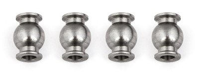 RC8B3 kuličky do kloubků s oboustraným límcem, 4mm, 4 ks.