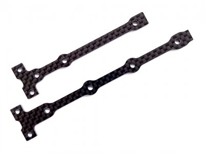 FT B74.1 Flex šasi vzpěra, 2.0mm, uhlíková, 1+1 ks.