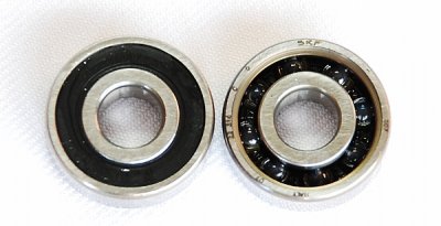 Přední keramické kuličkové ložisko motoru