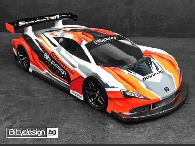 Karoserie čirá SEVEN20 GT - (190 mm)