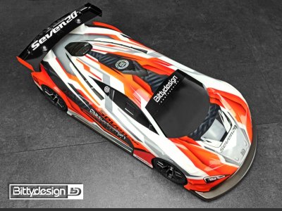 Karoserie čirá SEVEN20 GT - (190 mm)