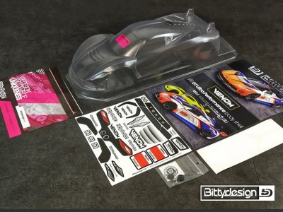 Karoserie čirá VENOM GT - (190 mm)
