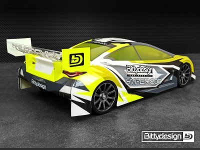 Karoserie čirá HYPER nitro - (200 mm) - lehká