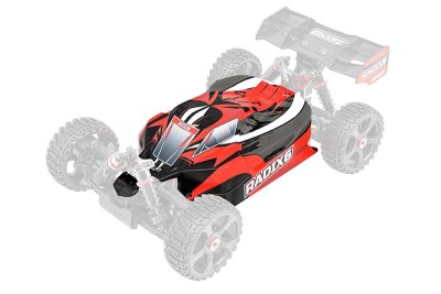Lakovaná lexanová karoserie RADIX 6 XP, vystřižená, 1 ks.