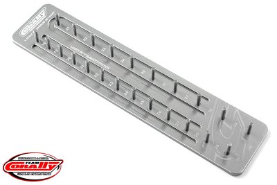 Hliníkový držák pastorků 64DP/3,17mm hřídel (pro třiadvacet pastorků)