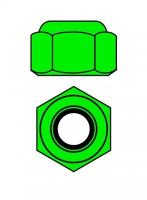 Hliníkové Nylon STOPmatky M3 - zelené - 10 ks.