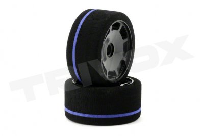 Mechové zadní gumy, 1/10, černý disk, (SPEC)