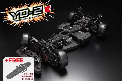 Yokomo YD-2E RWD stavebnice driftovacího podvozku, plastové šasi + uhlíkové šasi ZDARMA
